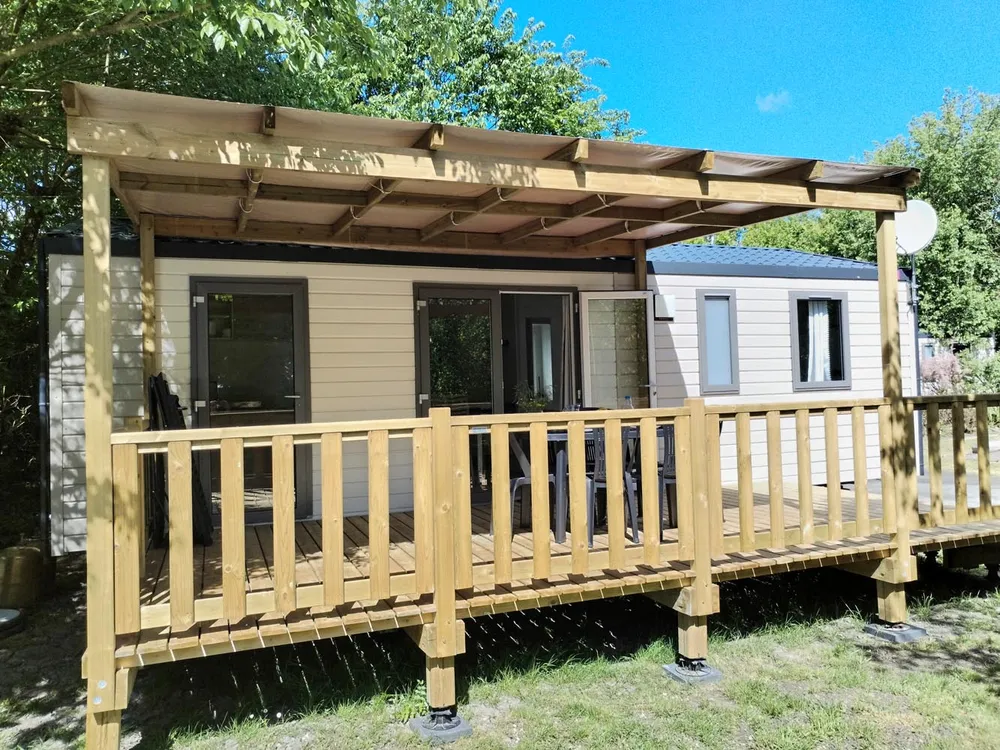 location mobil home au camping de L'île Cariot